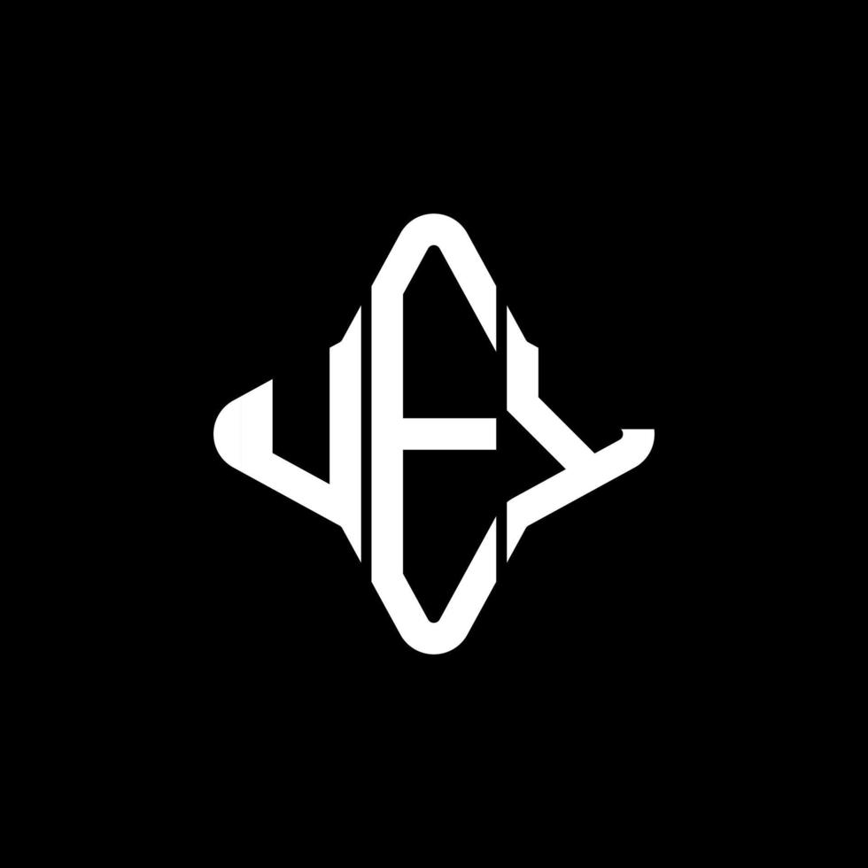 uey letter logo creatief ontwerp met vectorafbeelding vector