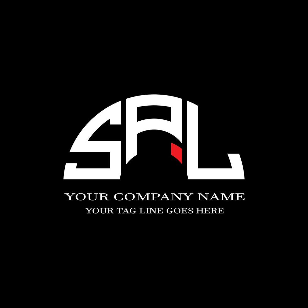 spl letter logo creatief ontwerp met vectorafbeelding vector