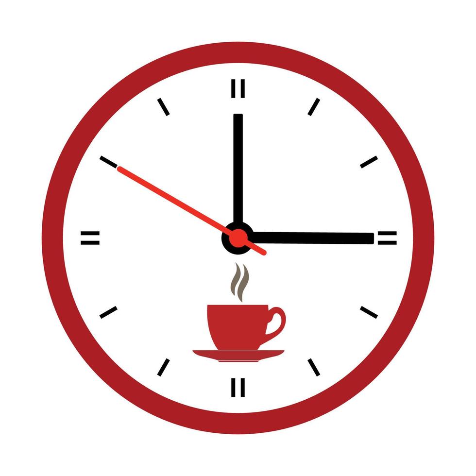 koffie tijd illustratie vector