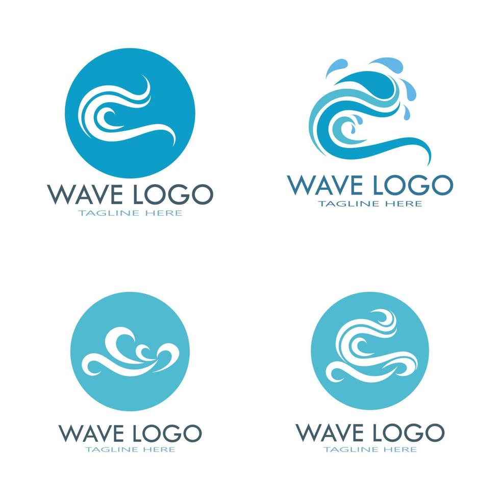 water golf logo ontwerp sjabloon pictogram vector