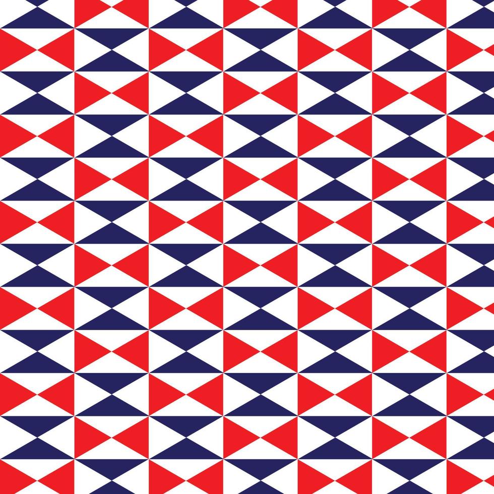 driehoek geometrische achtergrond patroon rood blauw vector