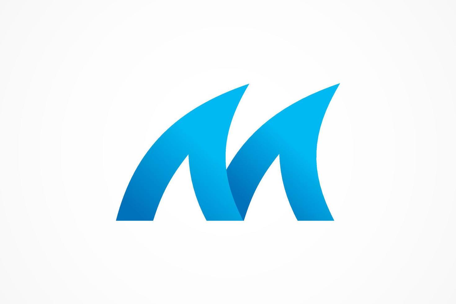 letter m logo pictogram ontwerpsjabloon elementnts vector