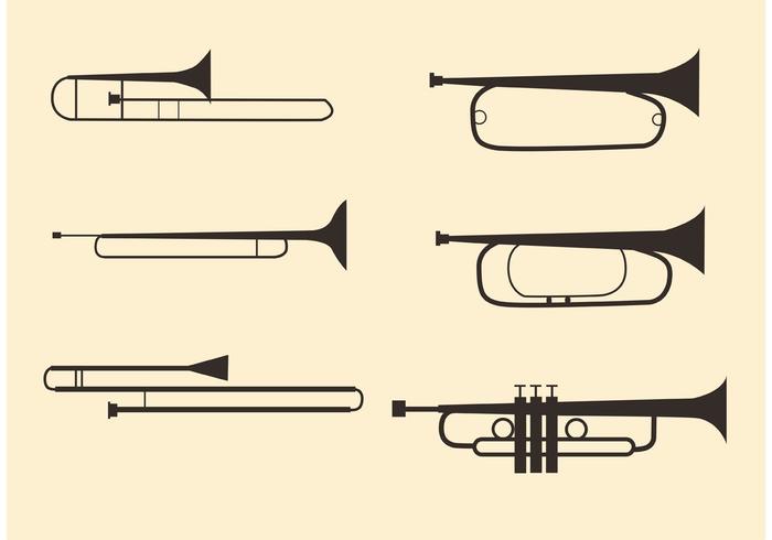 Brass Musical Instrument Vectors