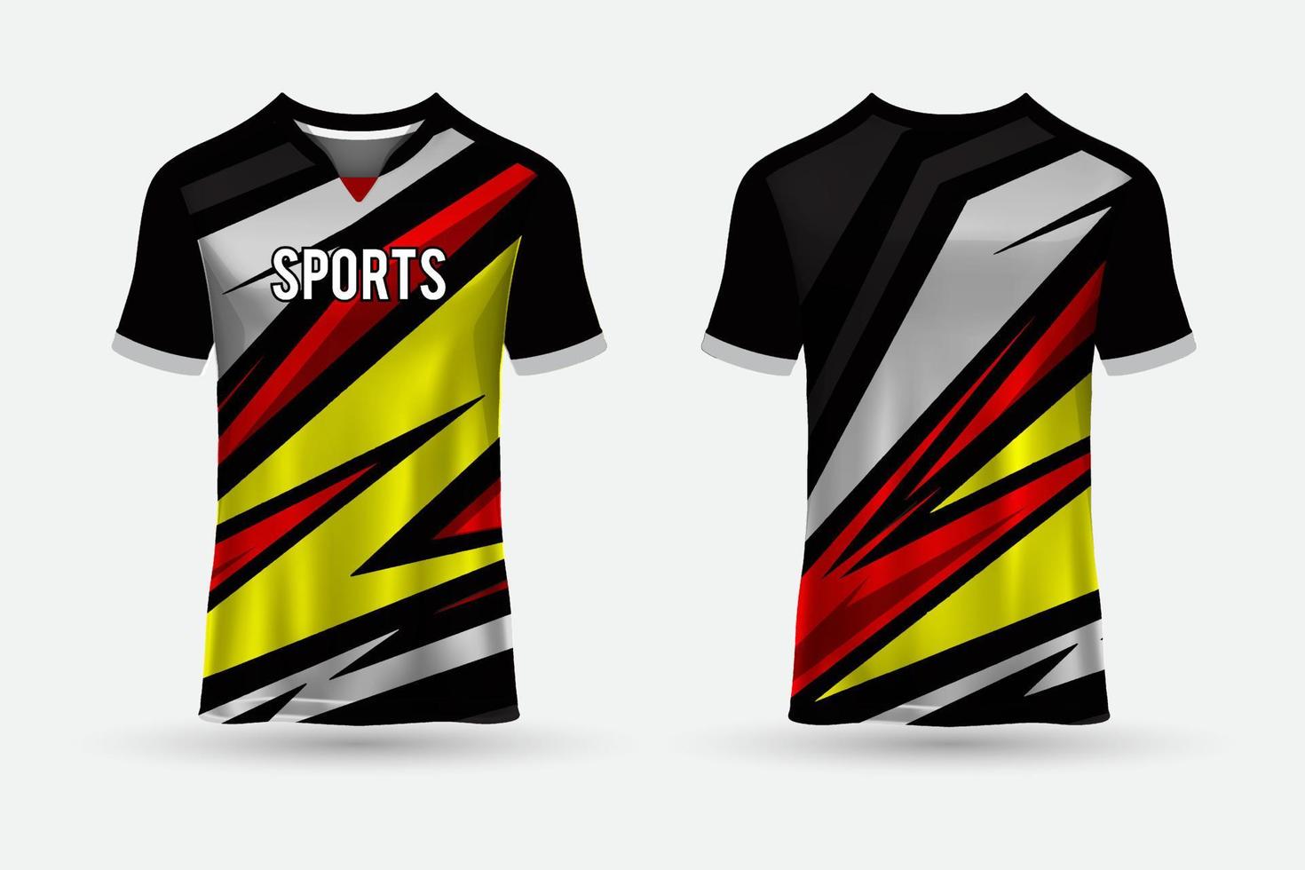 nieuw ontwerp van tshirt sport abstracte jersey geschikt voor racen, voetbal, gaming, motorcross, gaming, fietsen. vector