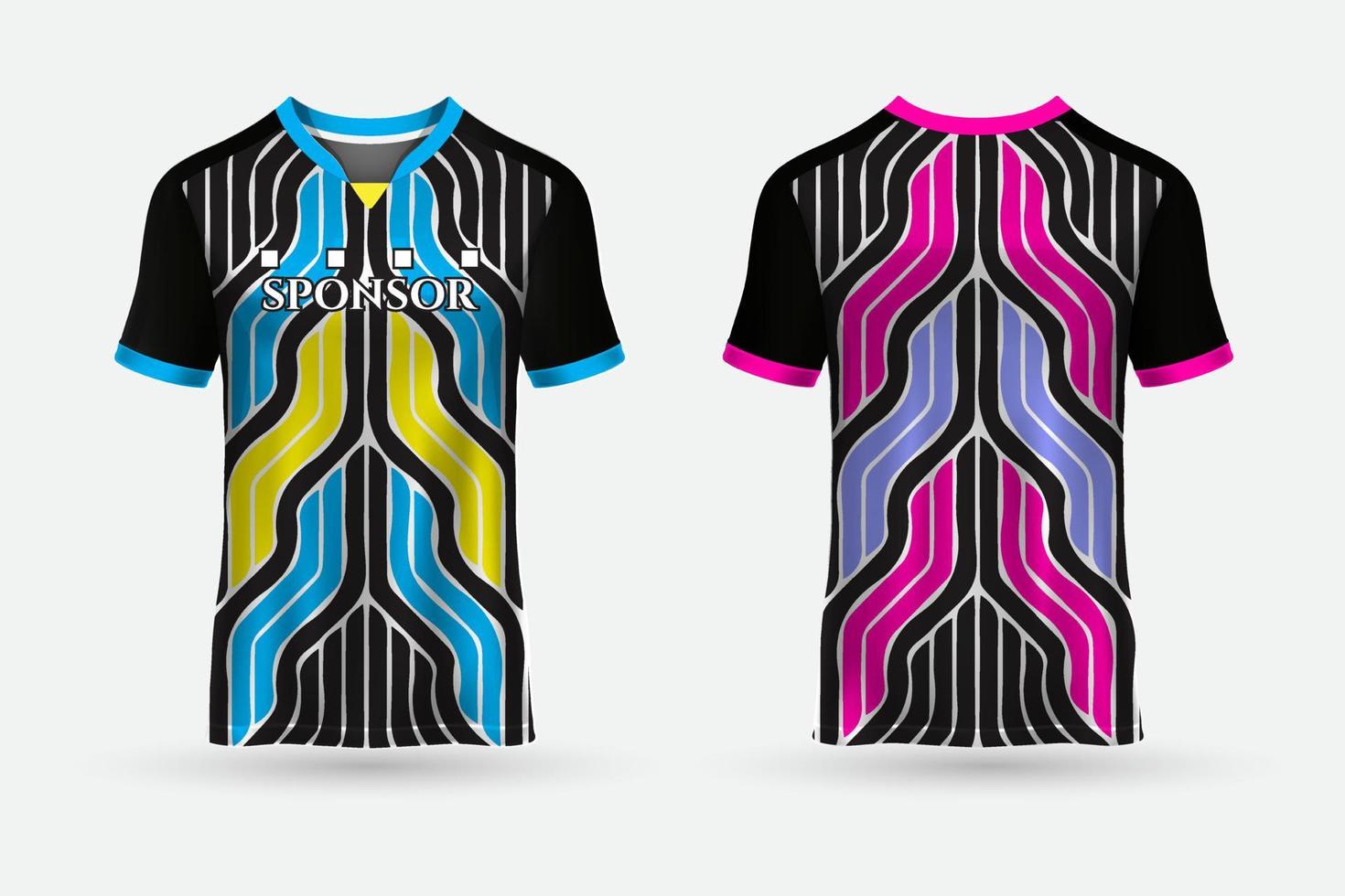 nieuw ontwerp van tshirt sport abstracte jersey geschikt voor racen, voetbal, gaming, motorcross, gaming, fietsen. vector