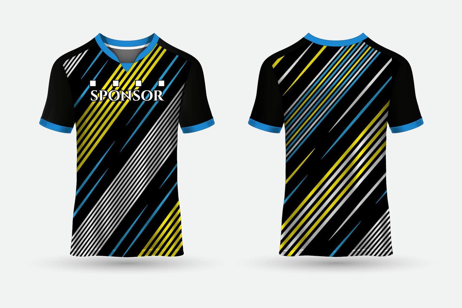 nieuwe abstracte ontwerp t-shirts sport jersey vectorillustratie vector