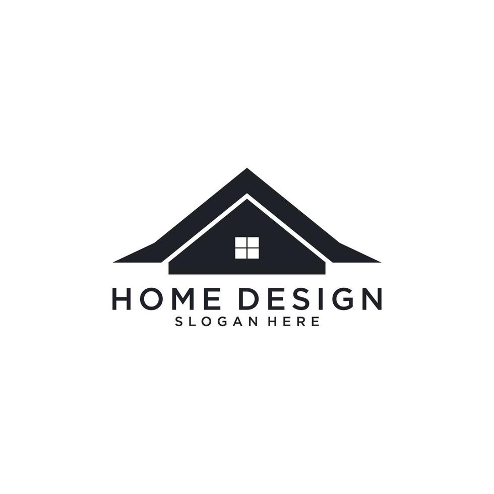 onroerend goed logo vector huis ontwerpconcept.