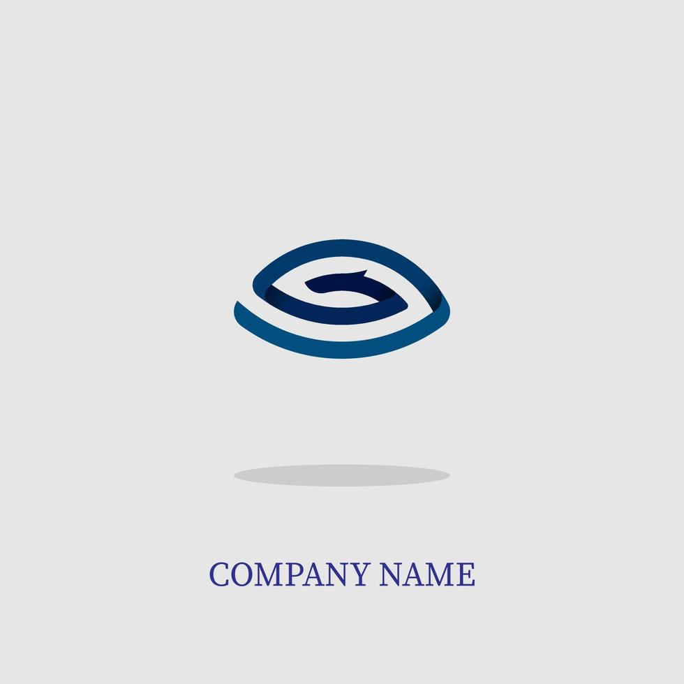 elegant eenvoudig pictogram ontwerp logo voor elite luxe bedrijf trendy gans vorm oranje en blauw marine vector ontwerp eps 10