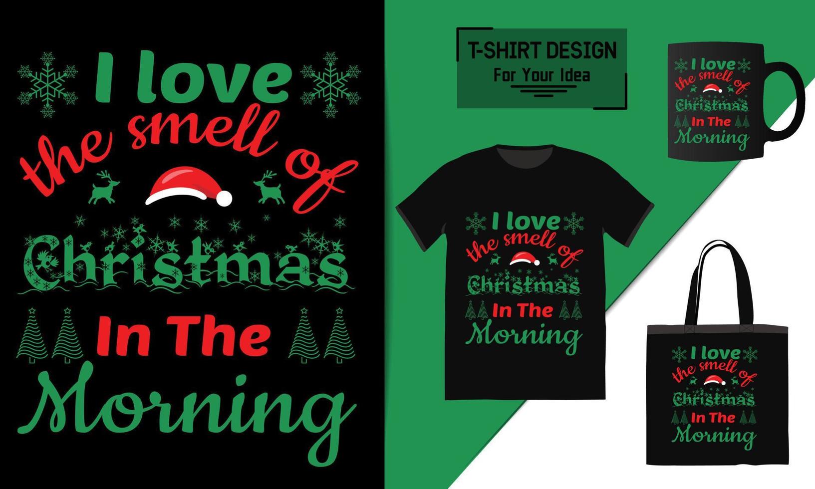kerst t-shirt belettering citaat, kerst t-shirt ontwerp, typografie vector een mok, en grappige kerst klaar om af te drukken