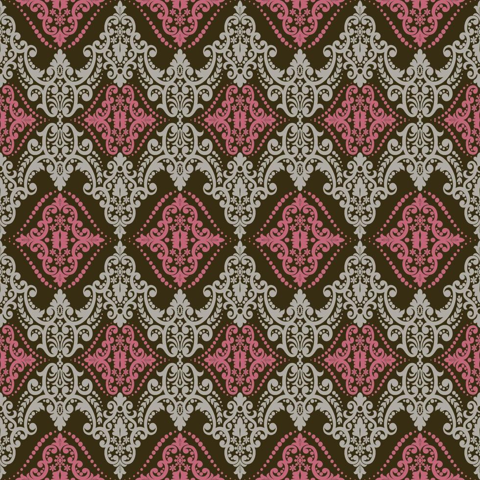 vector vintage damast patroon ontwerp