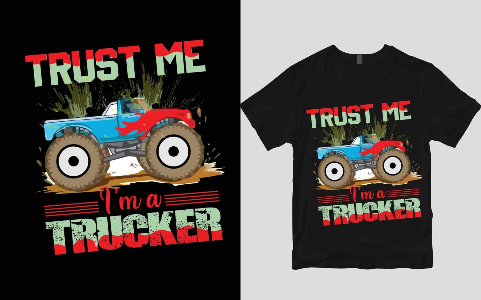 vrachtwagen t-shirt ontwerp vector