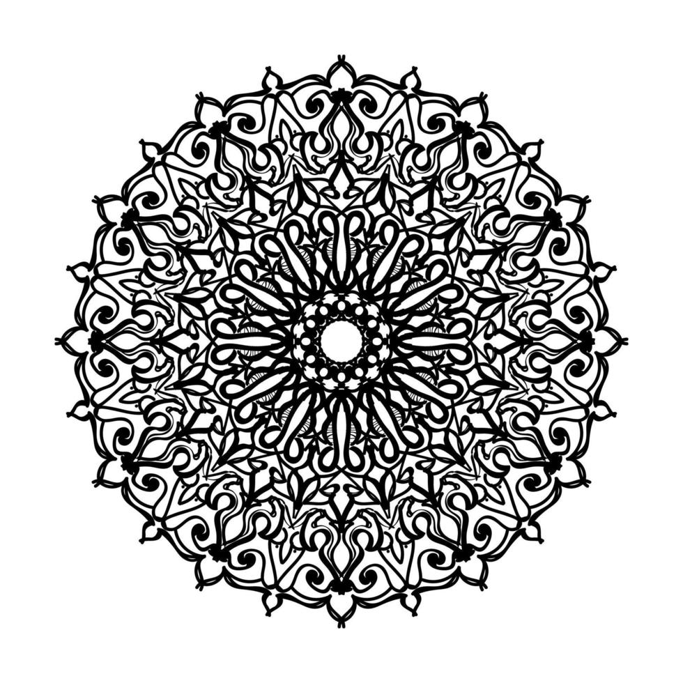 handgetekende mandala. decoratie in etnische oosterse doodle sieraad. vector