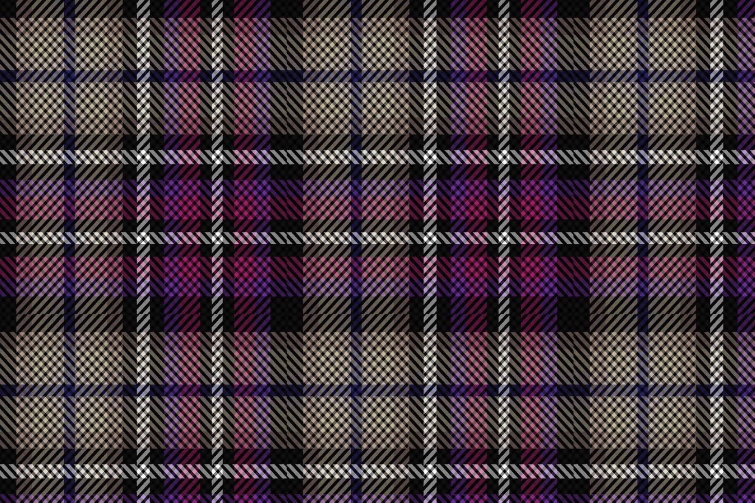 geruite patroon naadloze vector. donkere getextureerde tartan geruite achtergrond vector