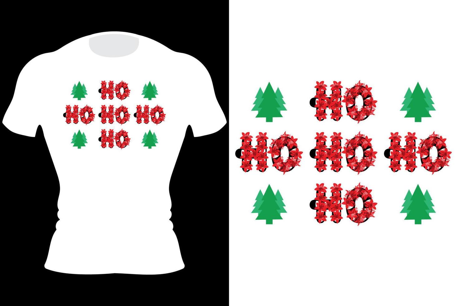 merry christmas typografie belettering t-shirt, christmas t-shirt design, happy christmas day gift, vintages tshirt, vector, kerstboom vector