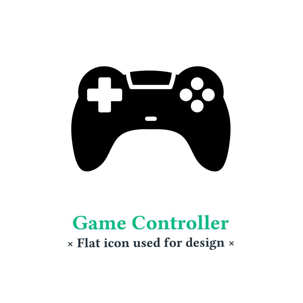 spelbesturing pictogram in trendy vlakke stijl geïsoleerd op een witte achtergrond. gamecontroller-symbool, draadloze controller voor web- en mobiele toepassingen. vector