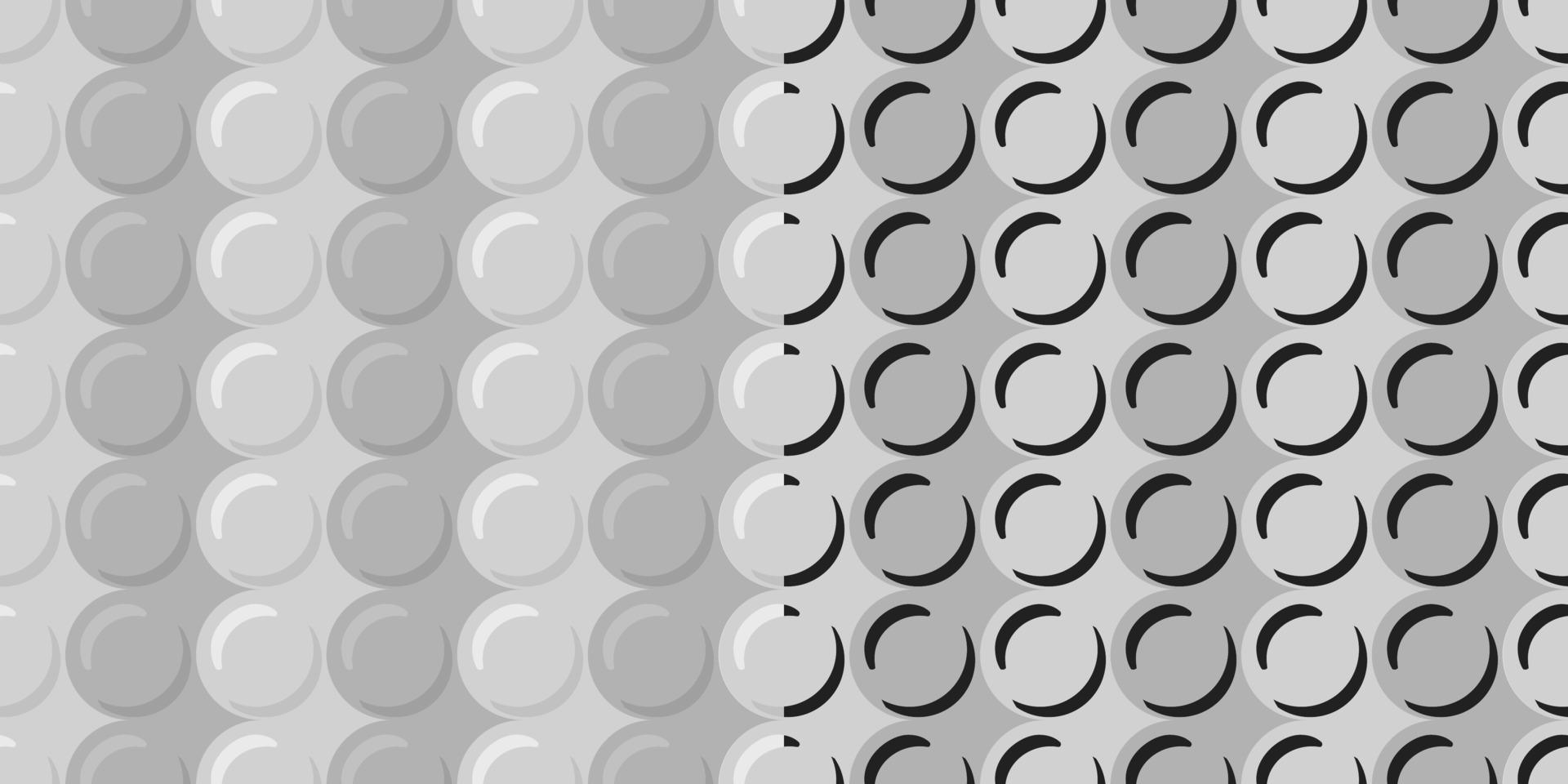 geometrische naadloze patroonbellen in verticale lijnen. geometrische herhaal eindeloze tegelcirkels. naadloos patroon voor behang, achtergrond, meubels, stof, trendy eenvoudig ontwerp vector