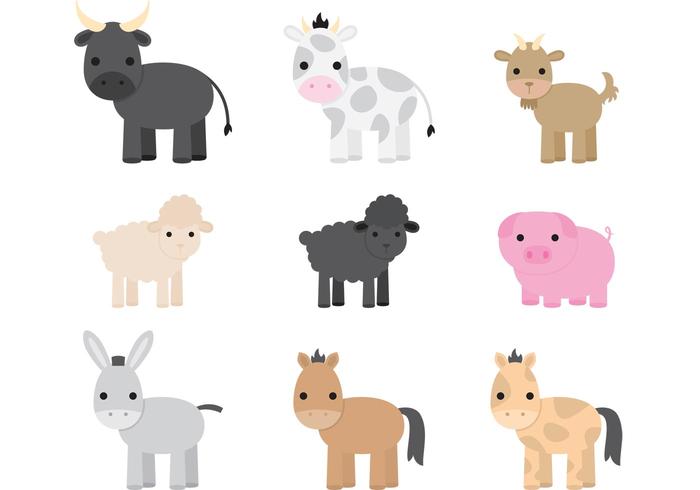 Leuke Farm Animal Vectors