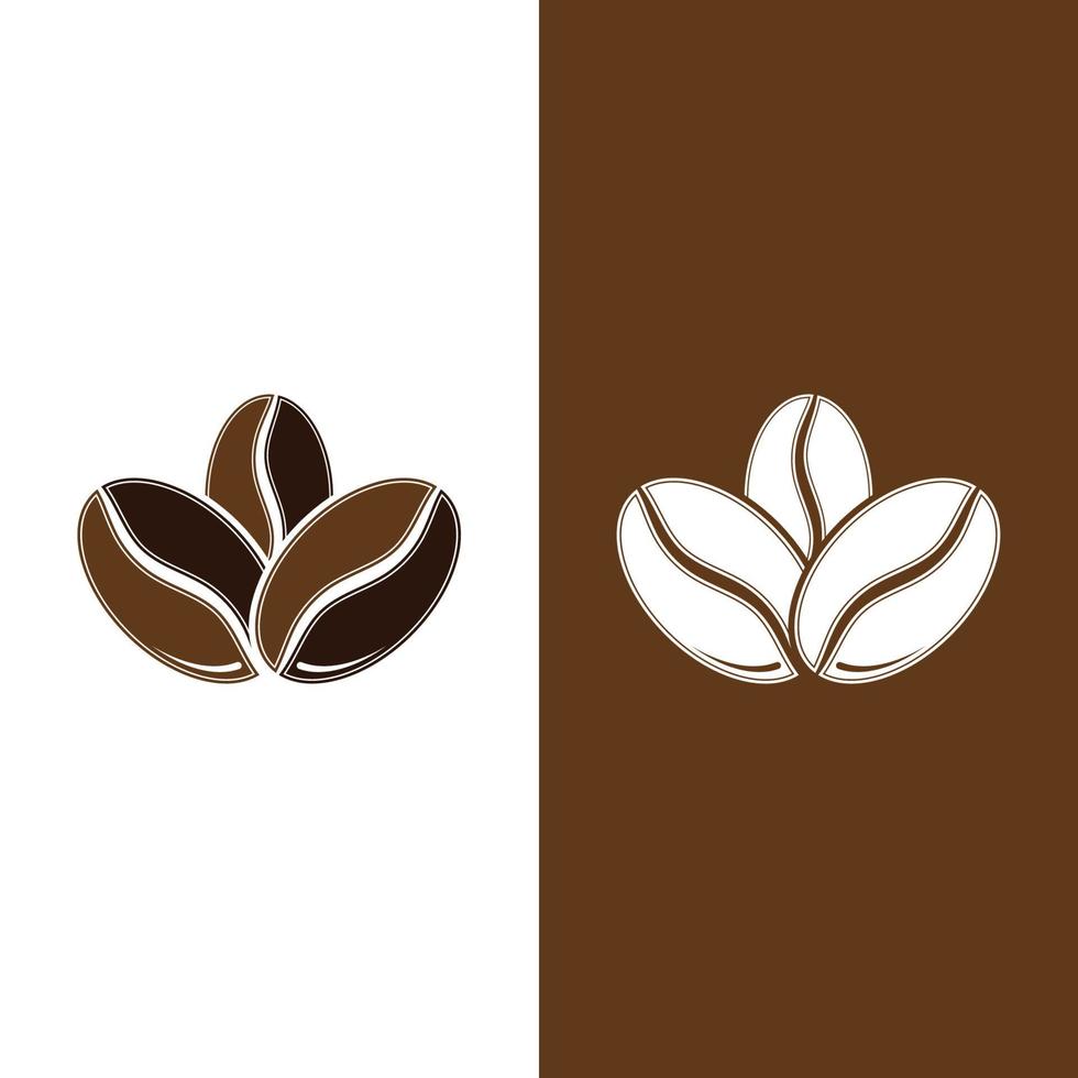 koffieboon pictogram vector