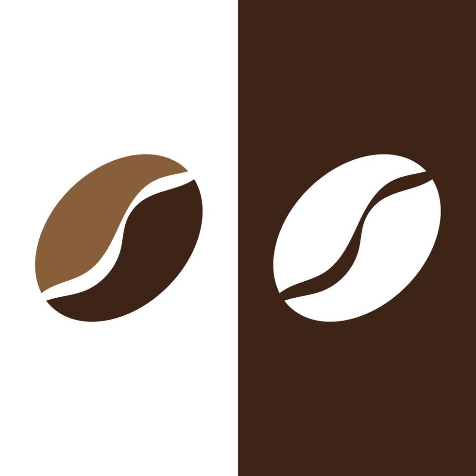 koffieboon pictogram vector