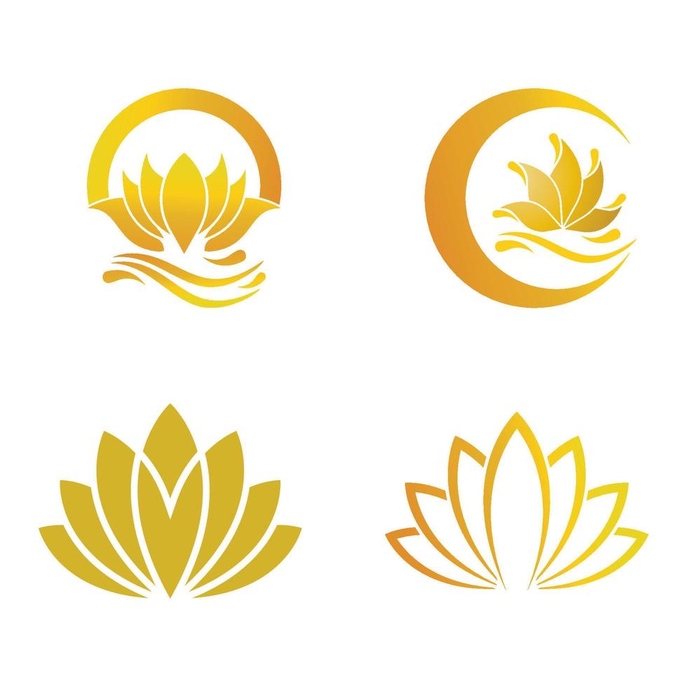 schoonheid vector lotus pictogram