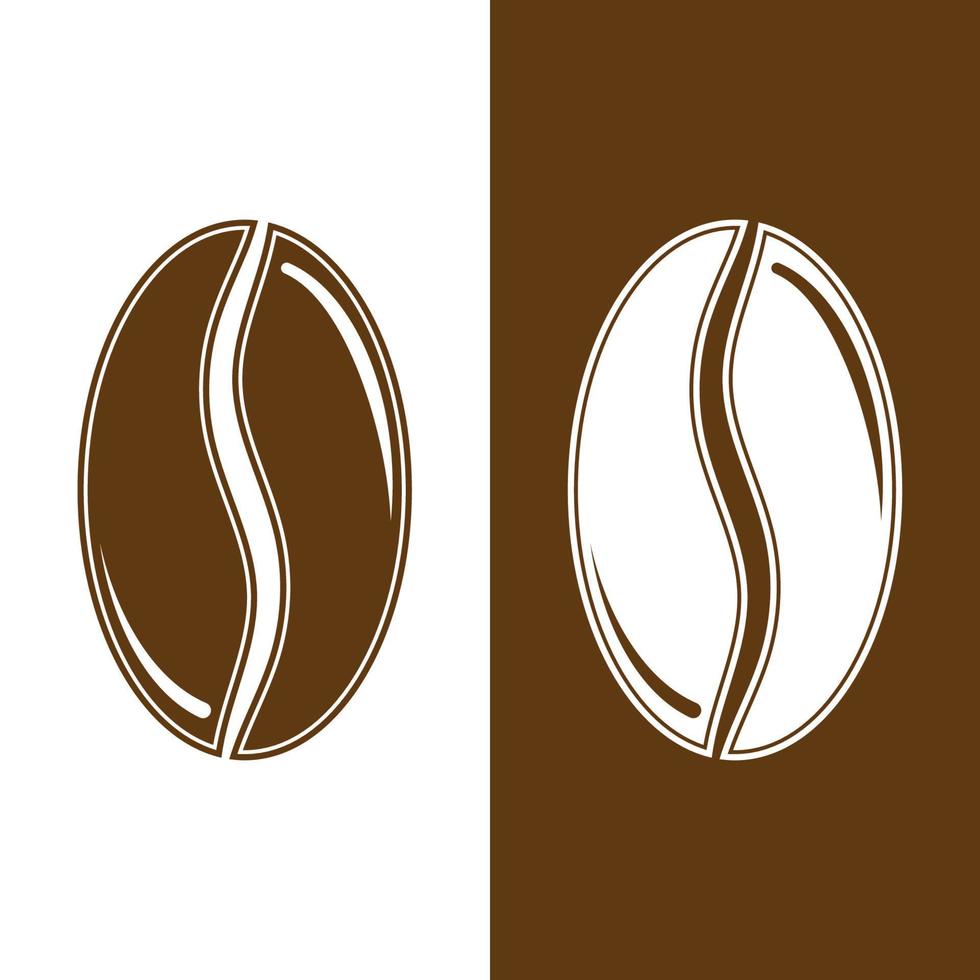 koffieboon pictogram vector