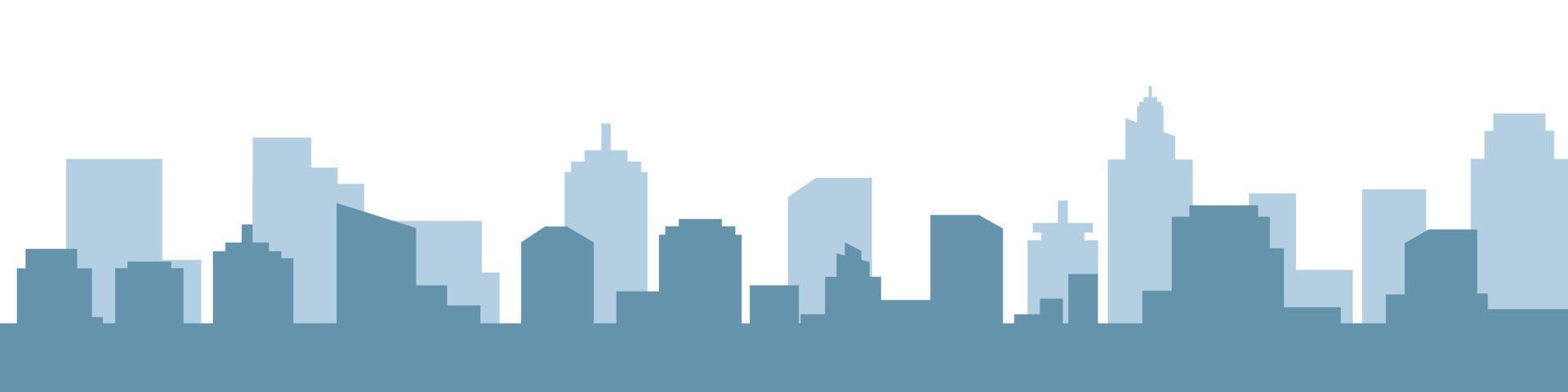 moderne stad skyline vectorillustratie vector