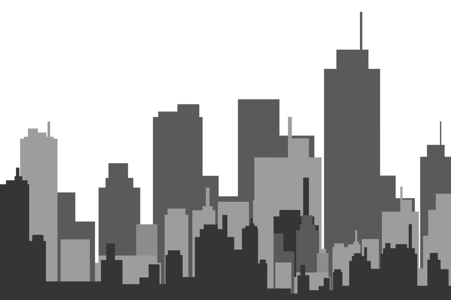 moderne stad skyline vectorillustratie vector