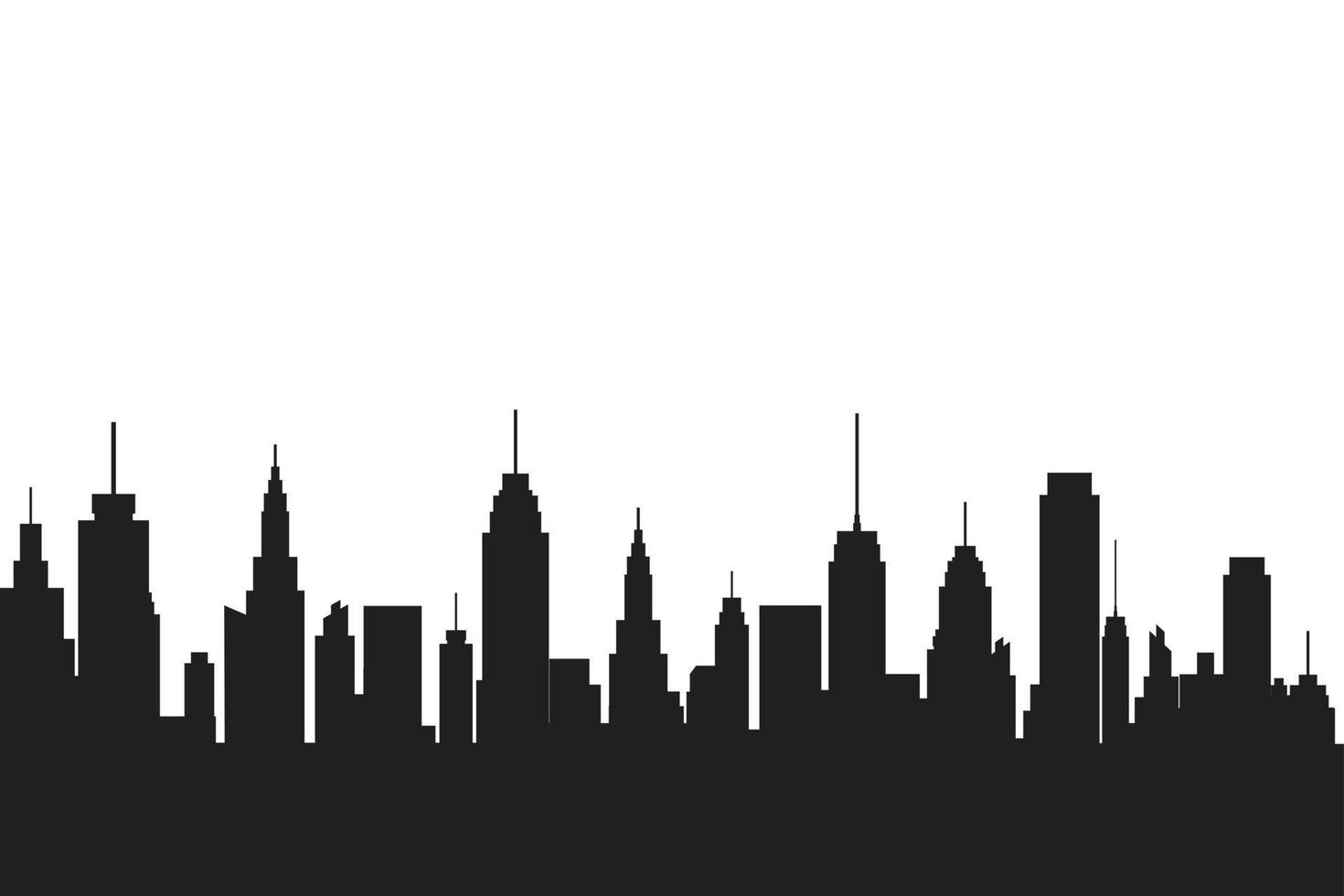 moderne stad skyline vectorillustratie vector