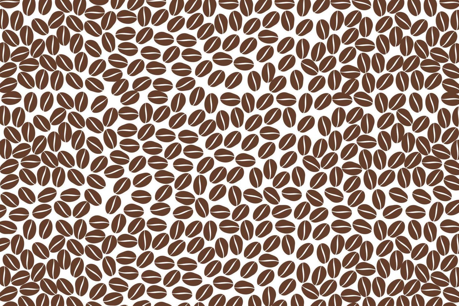 koffiebonen abstracte naadloze patroon achtergrond textuur vector