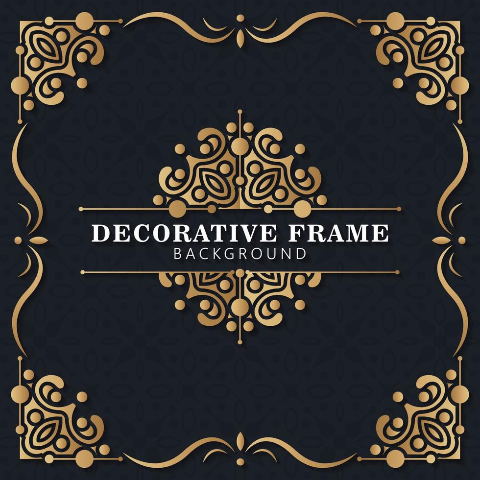 elegante decoratieve frame ontwerp achtergrond vector