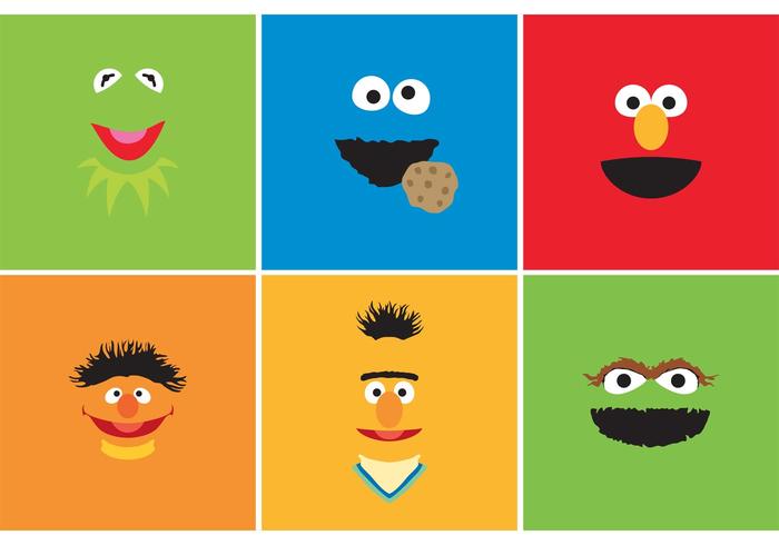 Muppets achtergronden vector