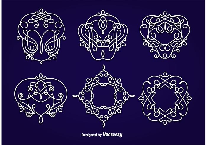 Embleem Ornamenten vector