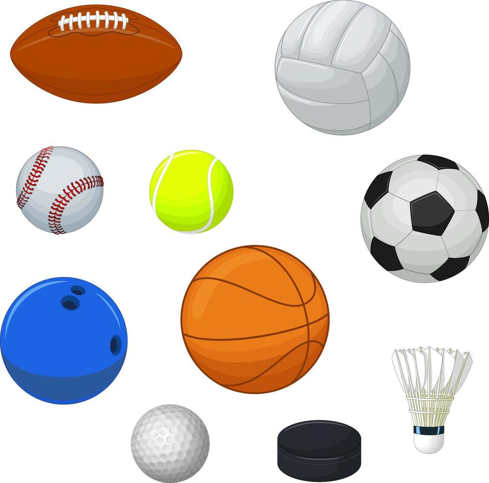 sport ballen collectie vector