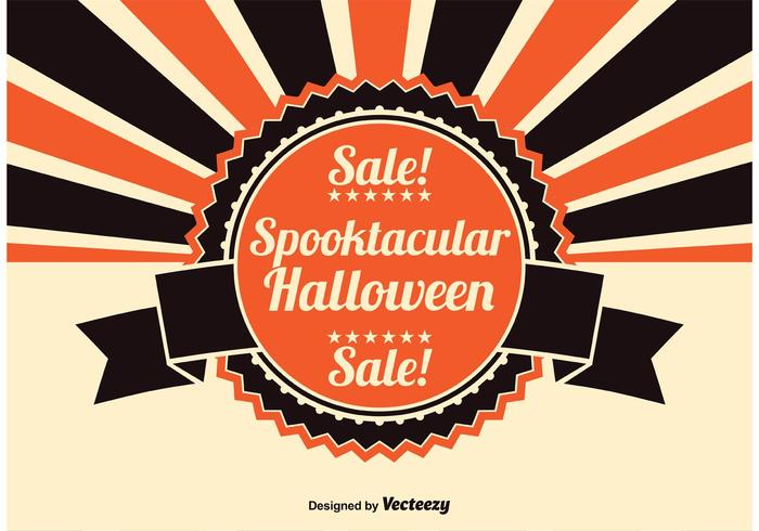 Halloween Verkoop Illustratie vector