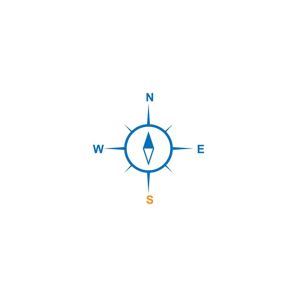 kompas logo pictogram illustratie ontwerpsjabloon vector