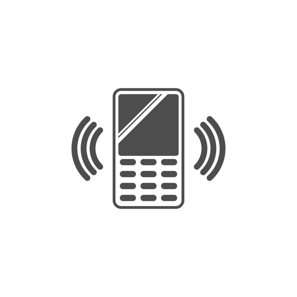 telefoon pictogram logo ontwerp sjabloon vector