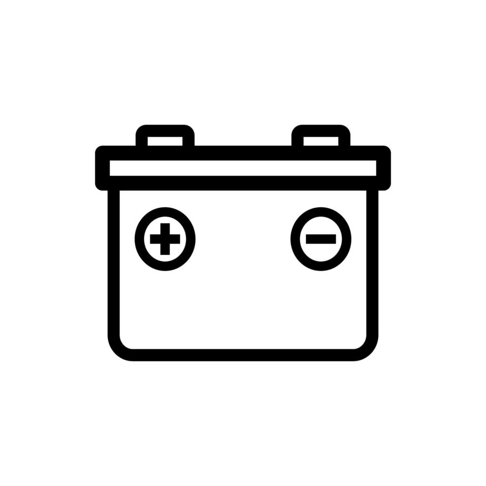 auto batterij pictogram vector ontwerpsjabloon