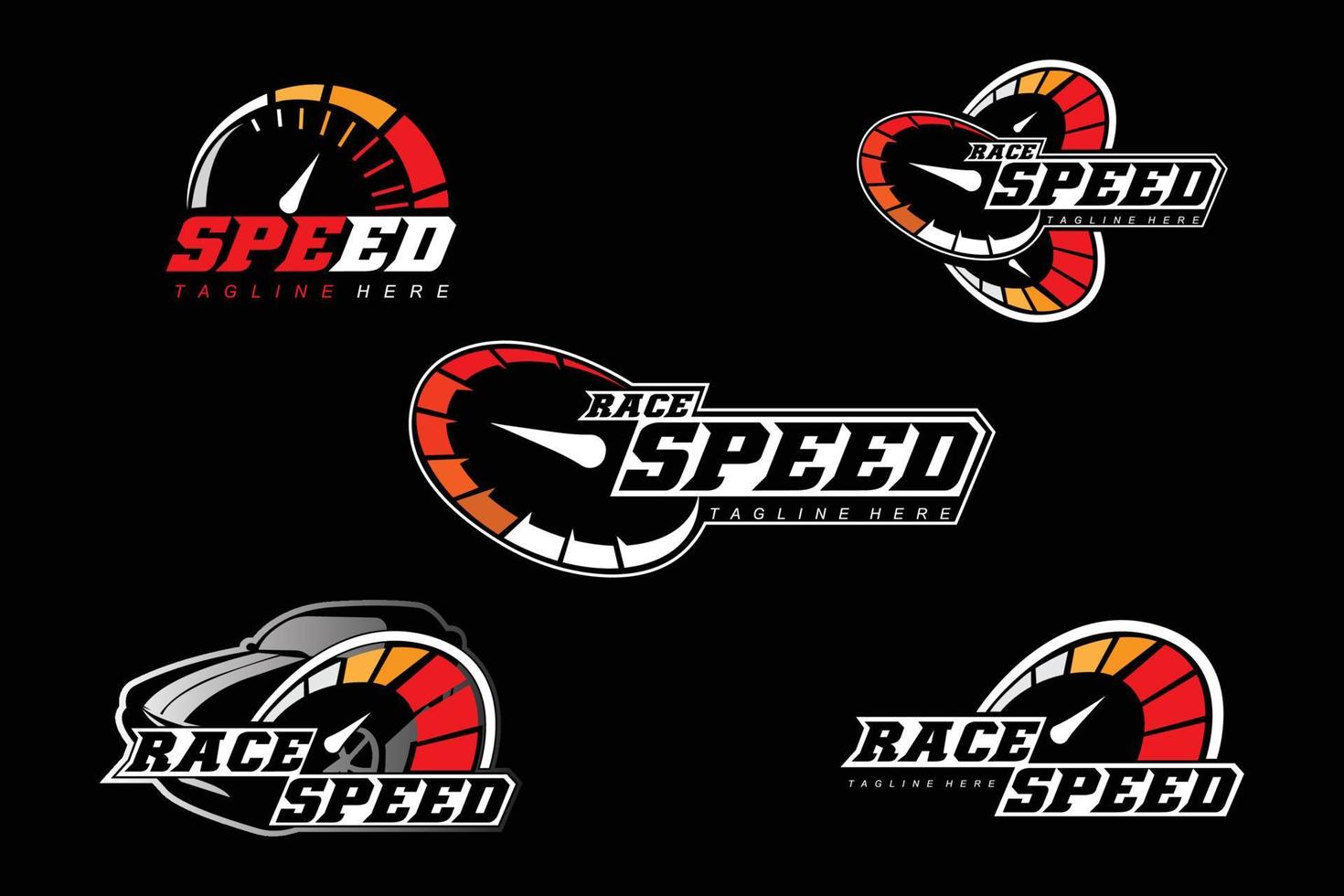 snel racen logo achtergrondontwerp, autoreparatie, geschikt voor zeefdruk, stickers, banners, teams, bedrijven vector