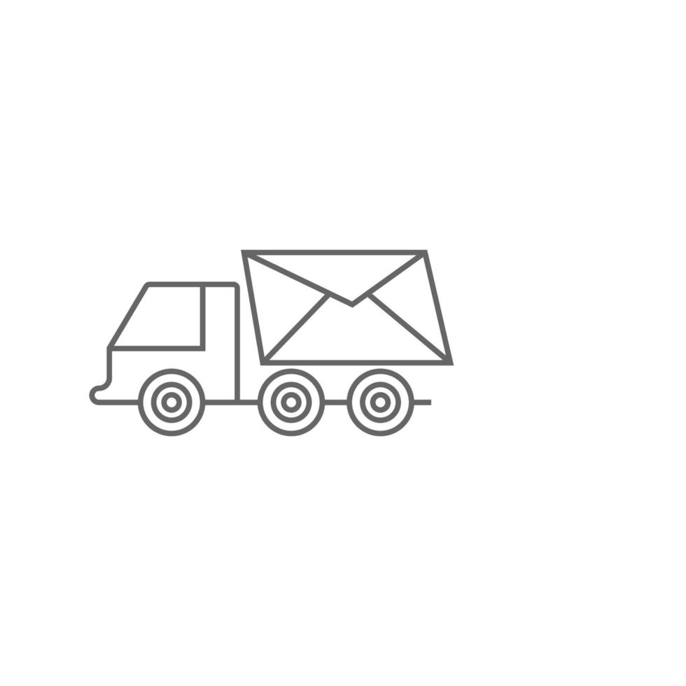 vrachtwagen pictogram logo sjabloon ontwerp illustratie vector