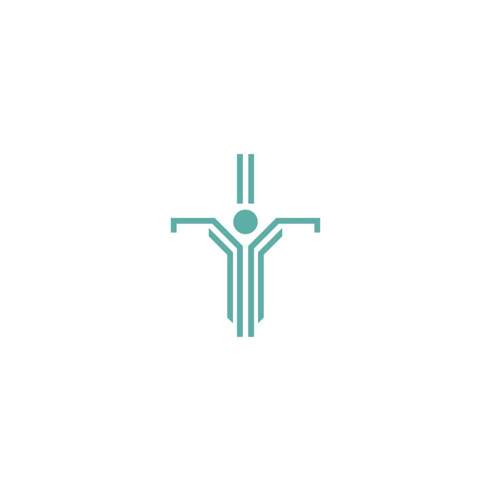 kerk symbool pictogram illustratie vector