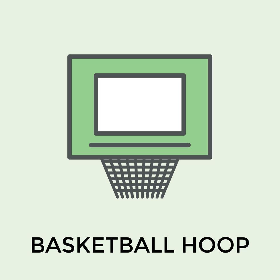 trendy basketbalring vector