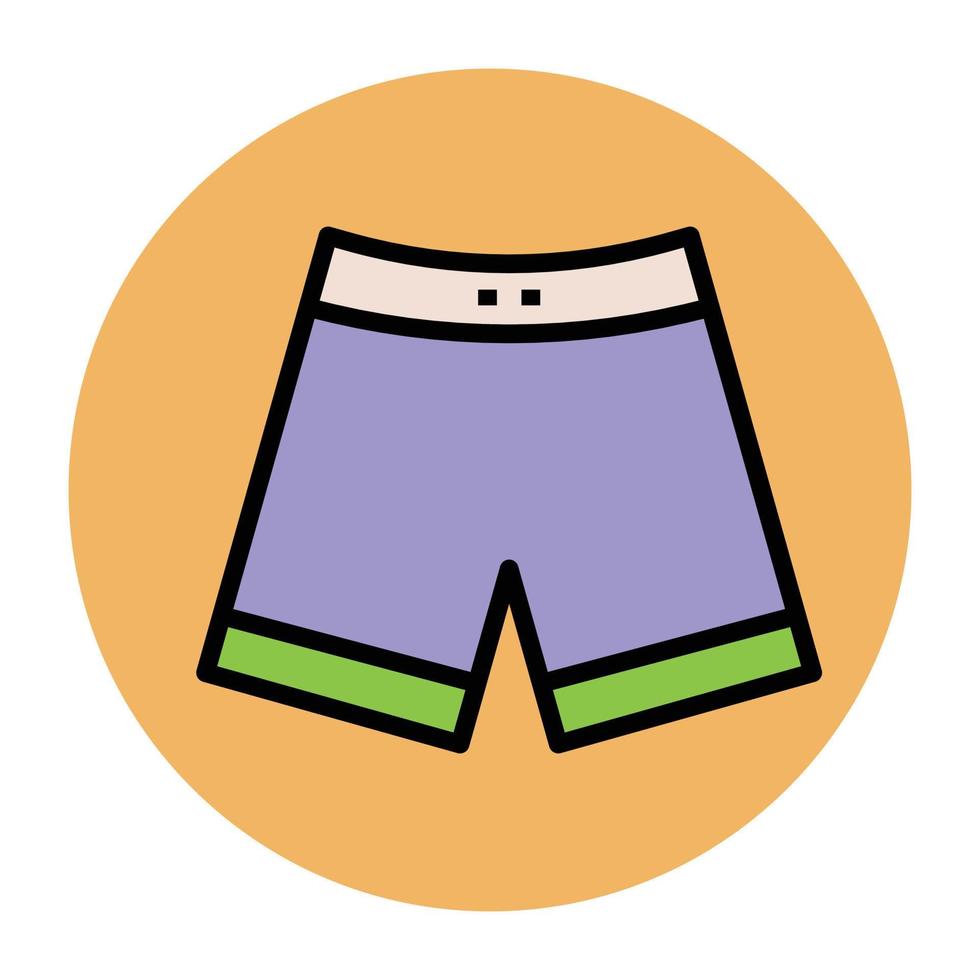 trendy shorts concepten vector