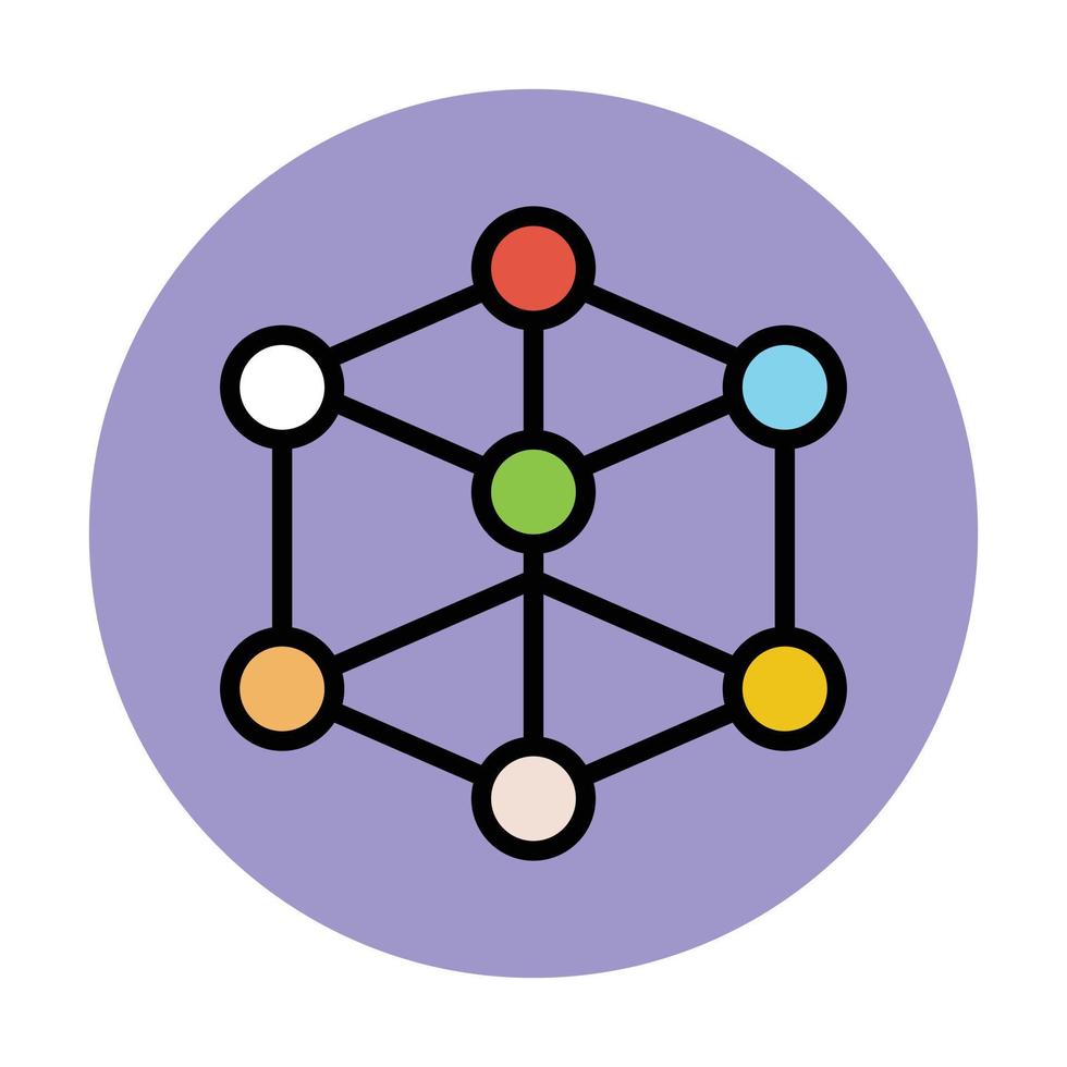 atomaire structuurconcepten vector