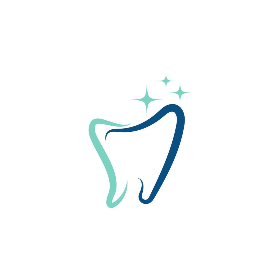 tand, tandheelkundige pictogram logo-ontwerp vector