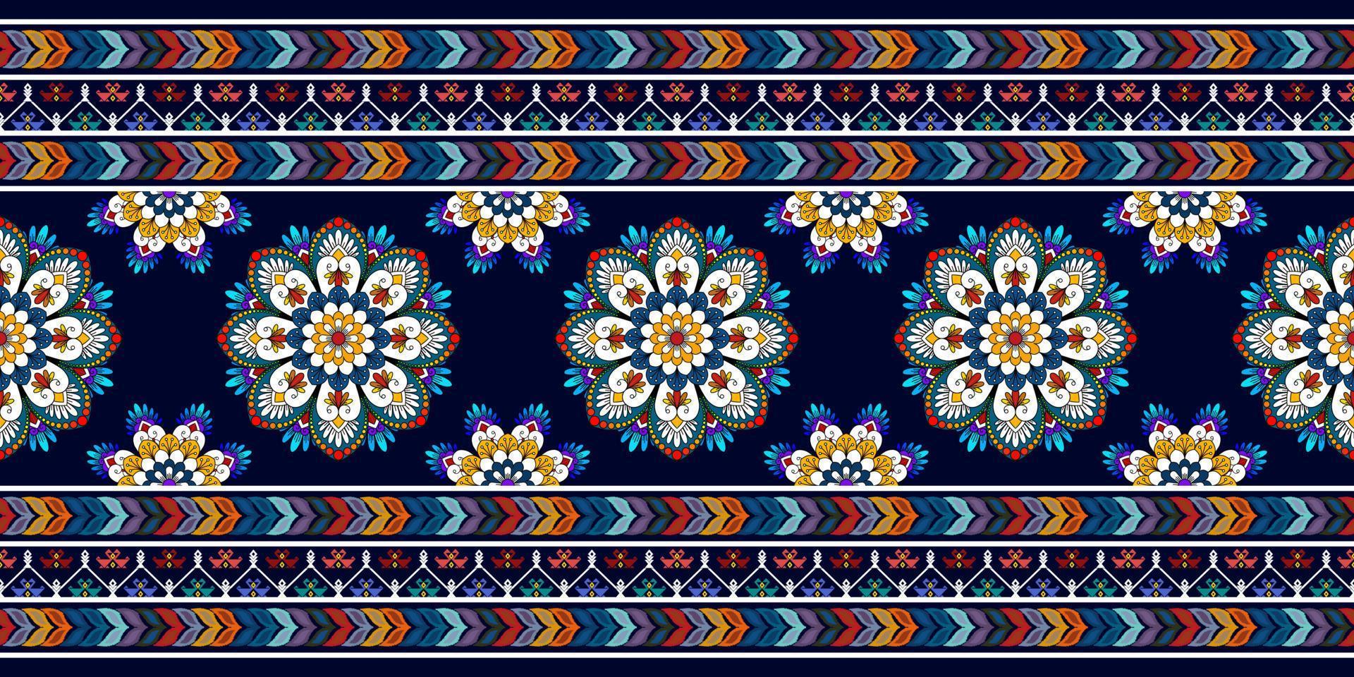 abstract geometrisch motief etnisch naadloos patroonontwerp. Azteekse stof tapijt mandala ornamenten textiel decoraties behang. tribal boho inheemse etnische turkije traditionele borduurwerk vector background