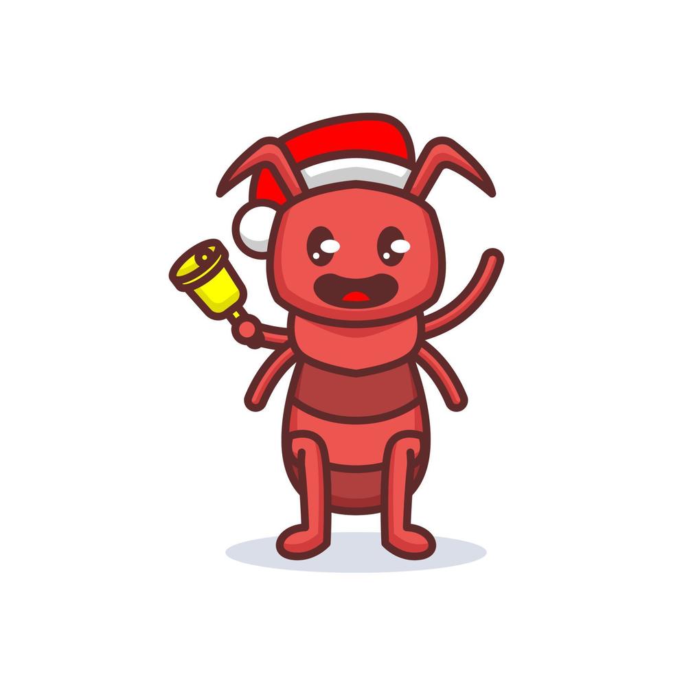 kerstmier mascotte vector