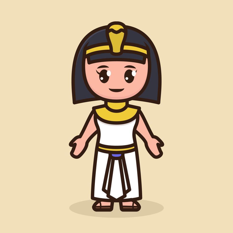 oude Egyptische vrouwelijke Cleopatra vector