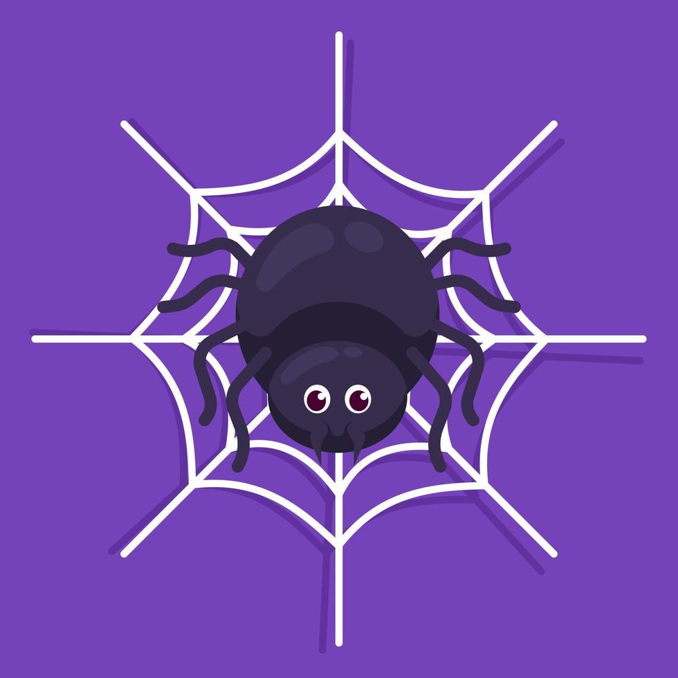 schattig spin paars ontwerp vector