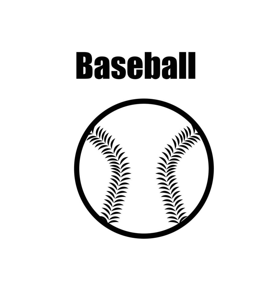 honkbal bal pictogram illustratie vector