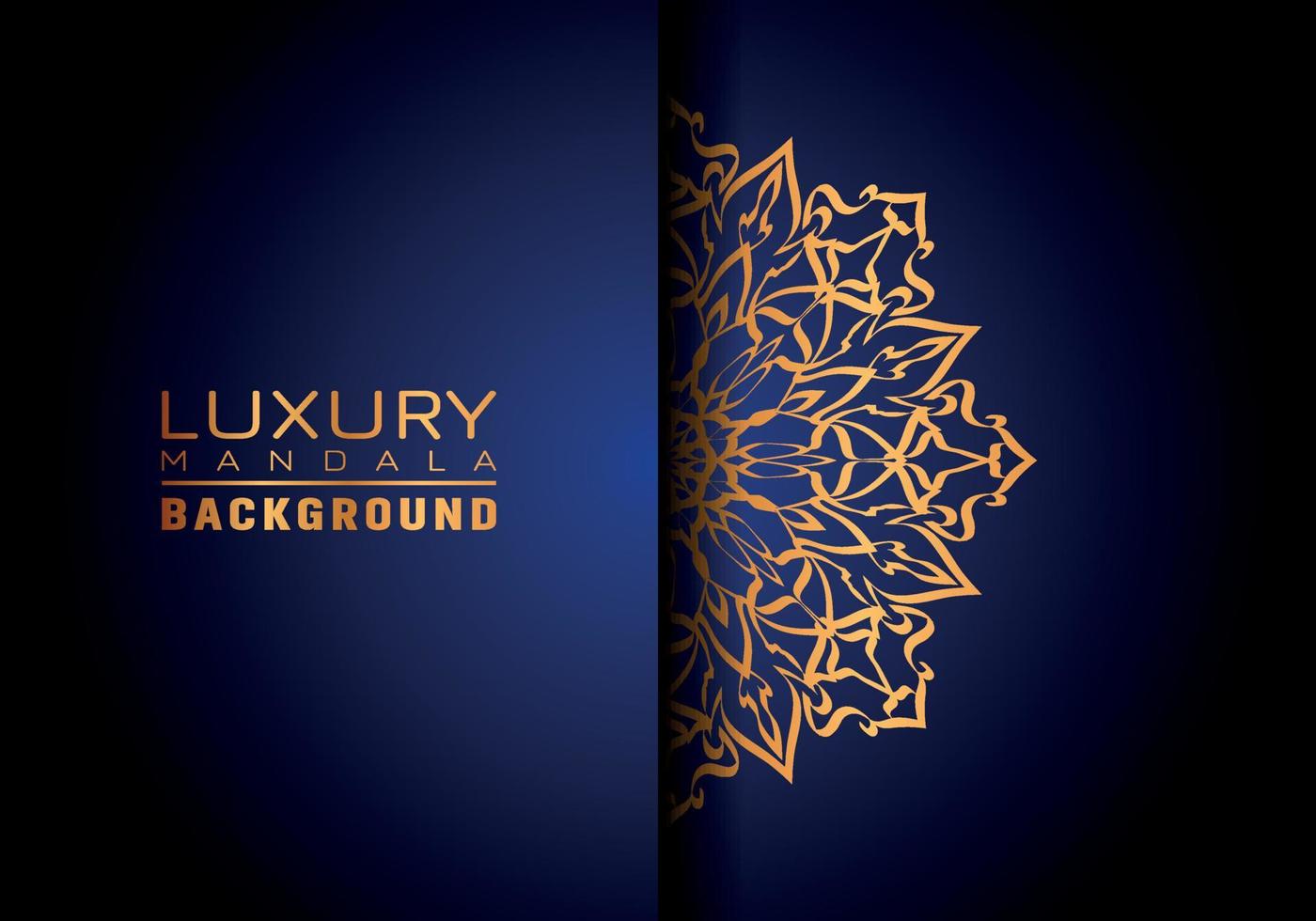 luxe sier mandala logo achtergrond, arabesk stijl. vector